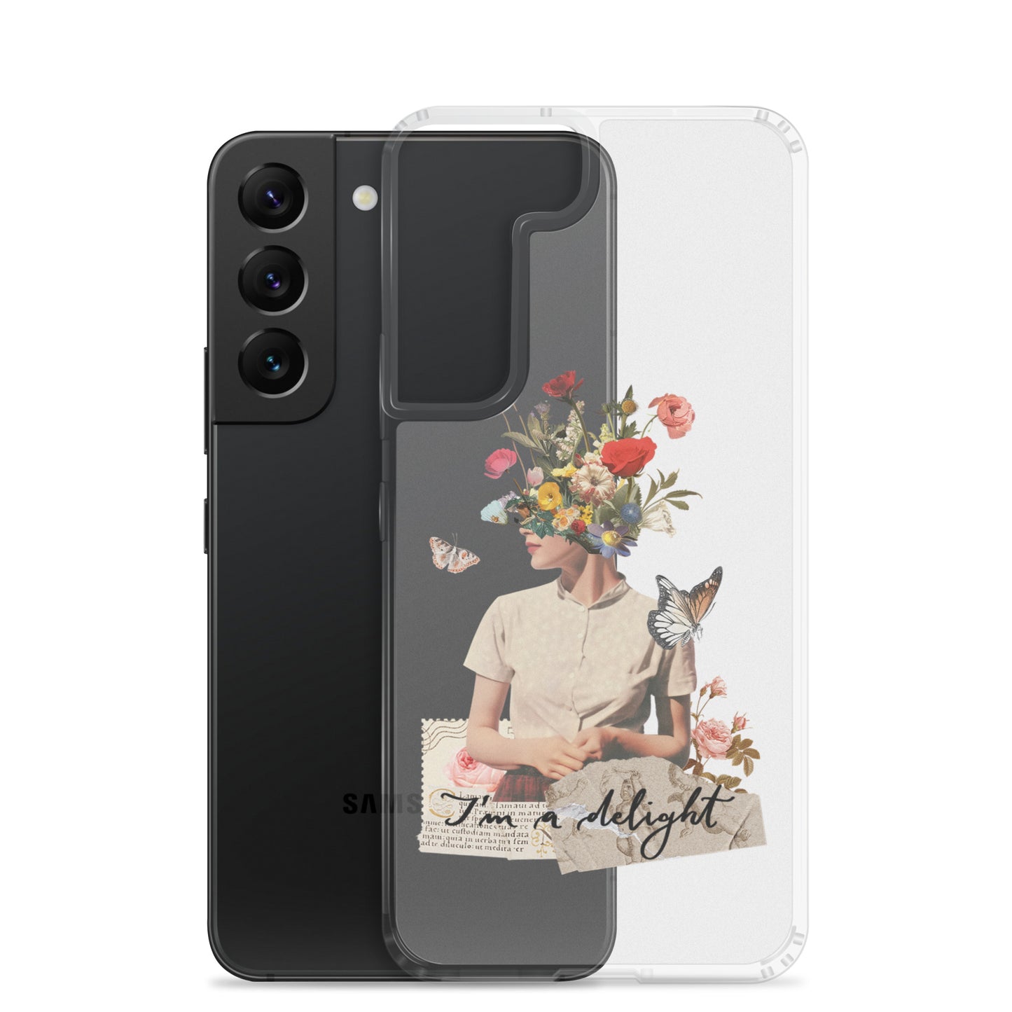 Clear Case for Samsung® "I'm a delight"