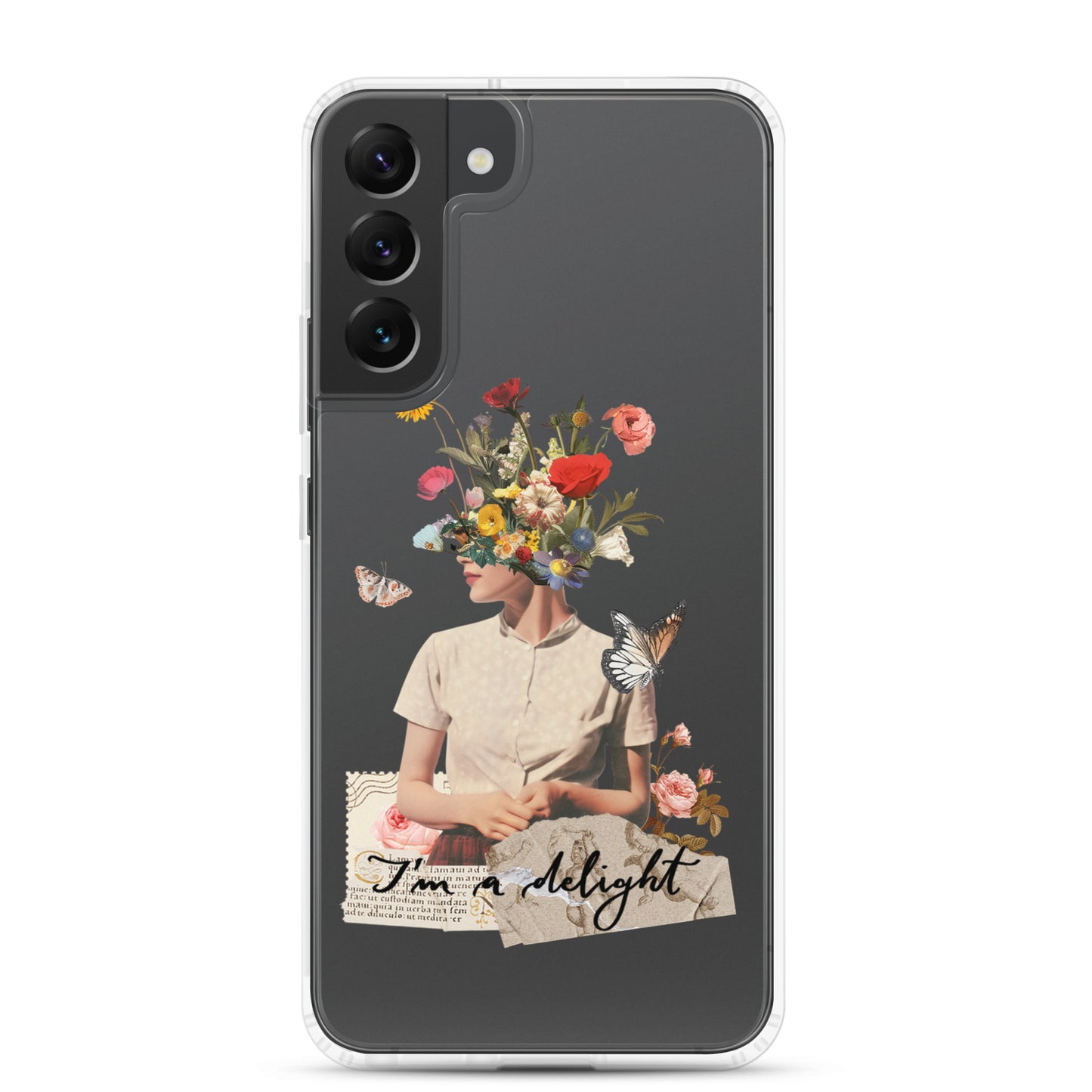 Clear Case for Samsung® "I'm a delight"