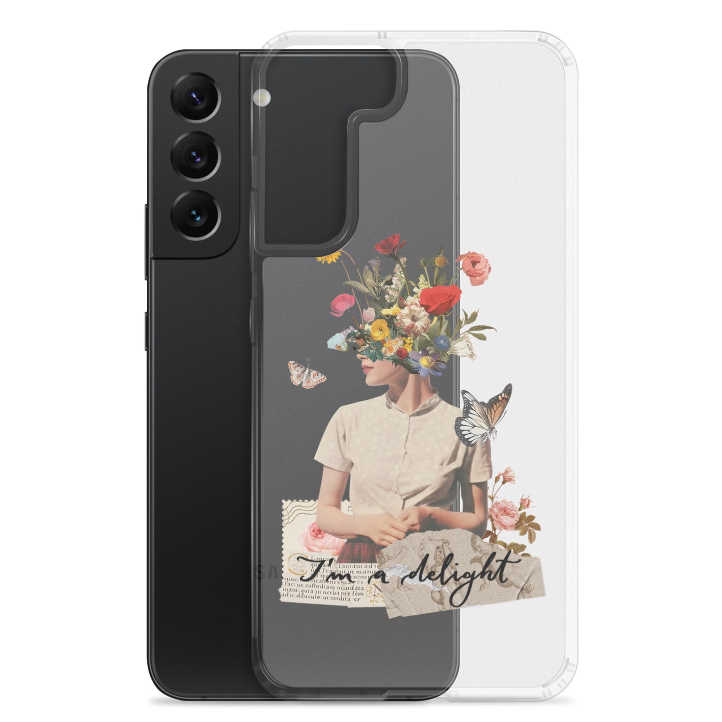 Clear Case for Samsung® "I'm a delight"