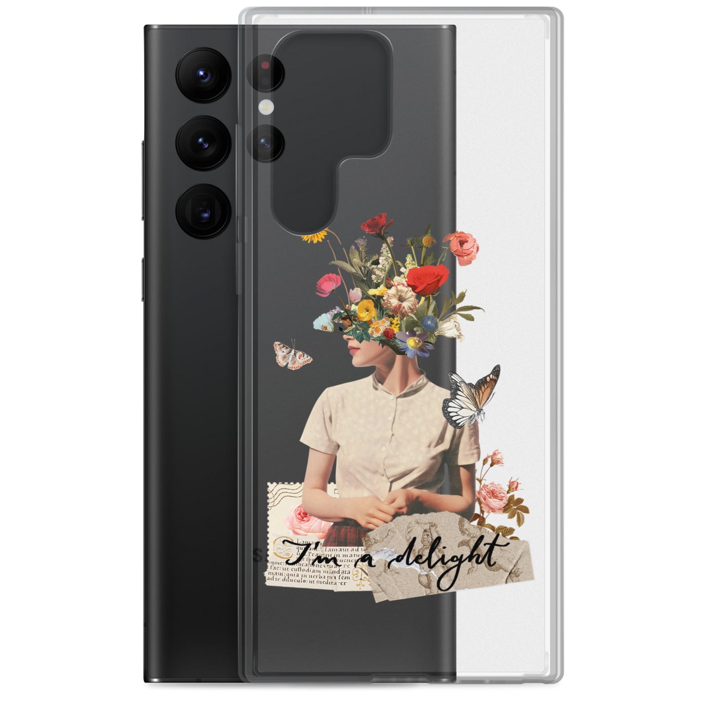 Clear Case for Samsung® "I'm a delight"
