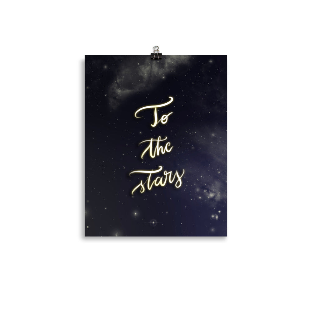 Poster "To the stars"