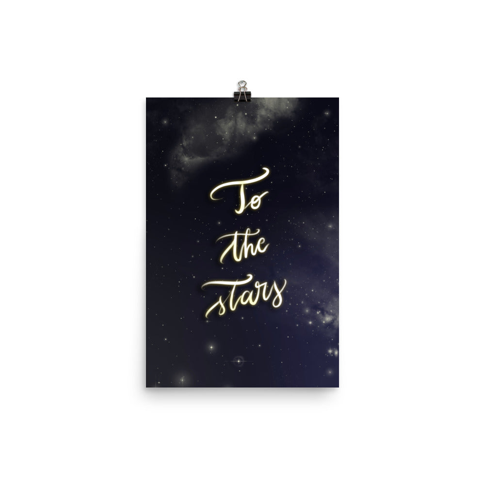 Poster "To the stars"
