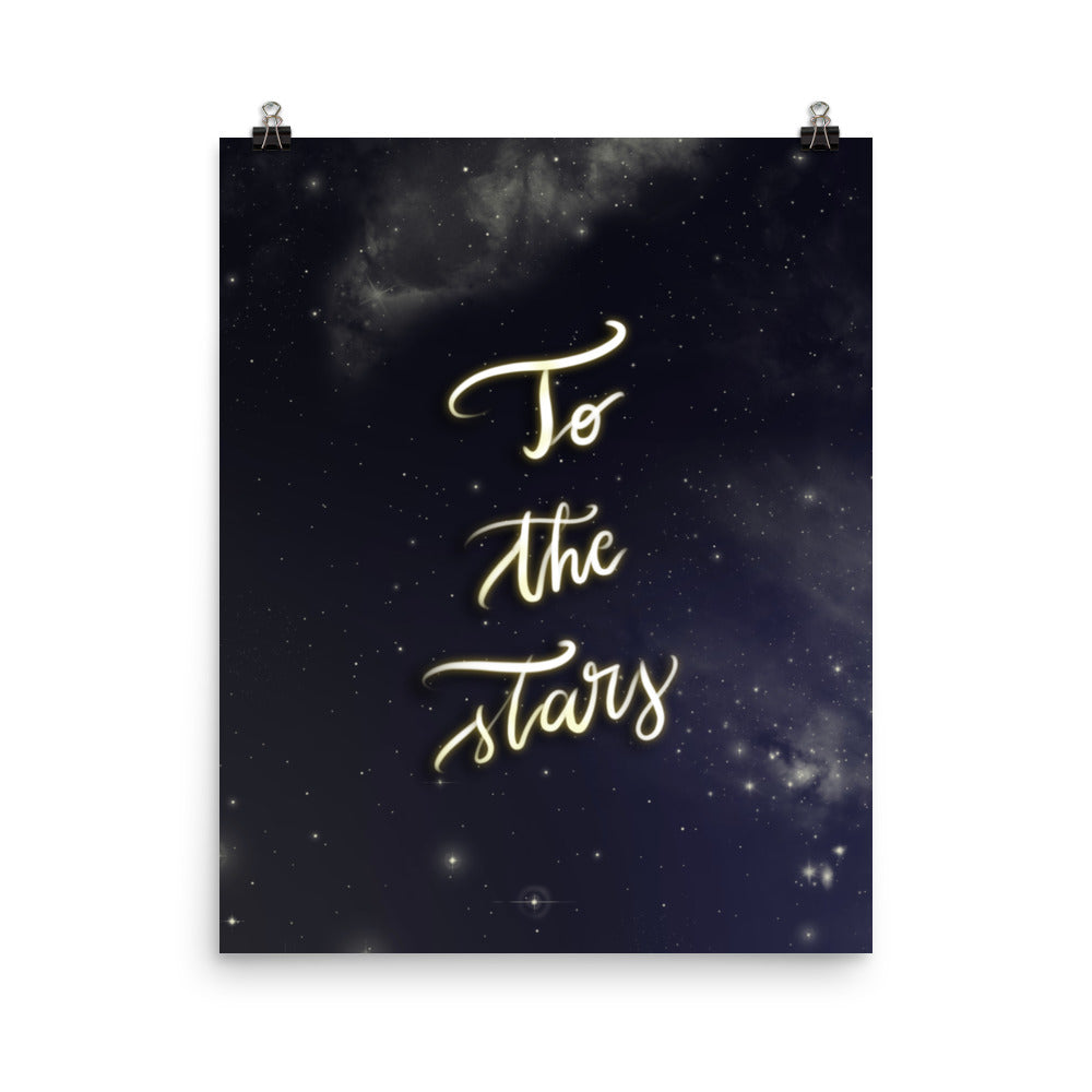 Poster "To the stars"