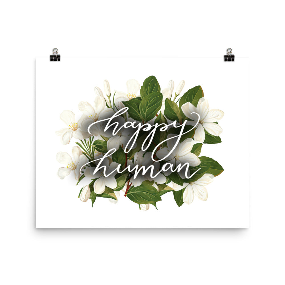Poster "happy human"