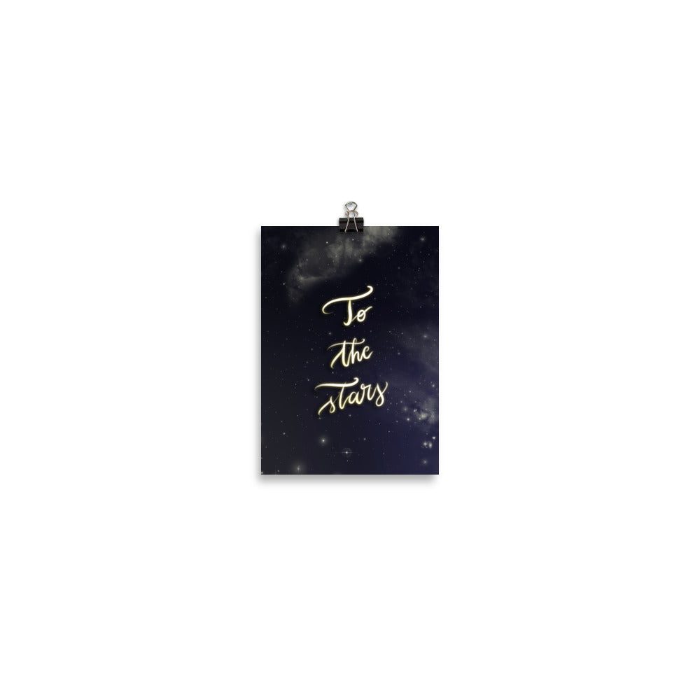 Poster "To the stars"