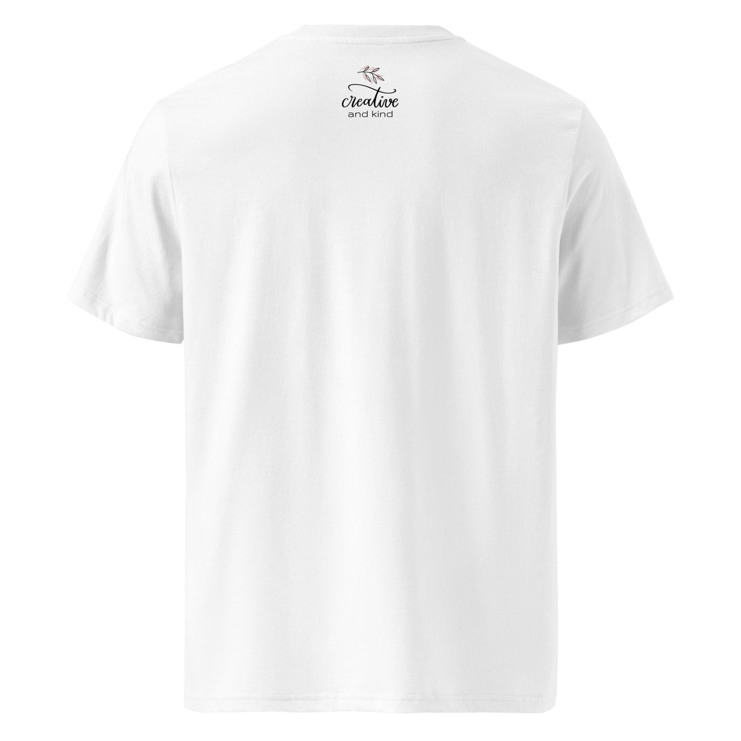 Unisex organic cotton t-shirt "Focus on the good stuff"
