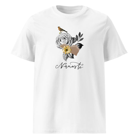 Unisex organic cotton t-shirt "Namaste"