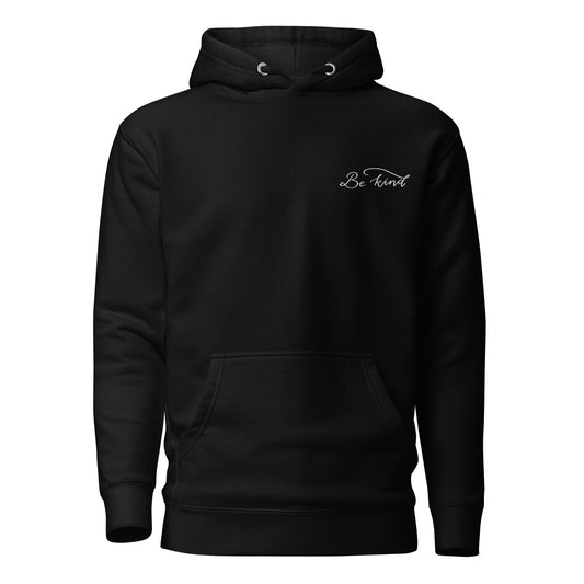 Embroidered Hoodie "Be kind"