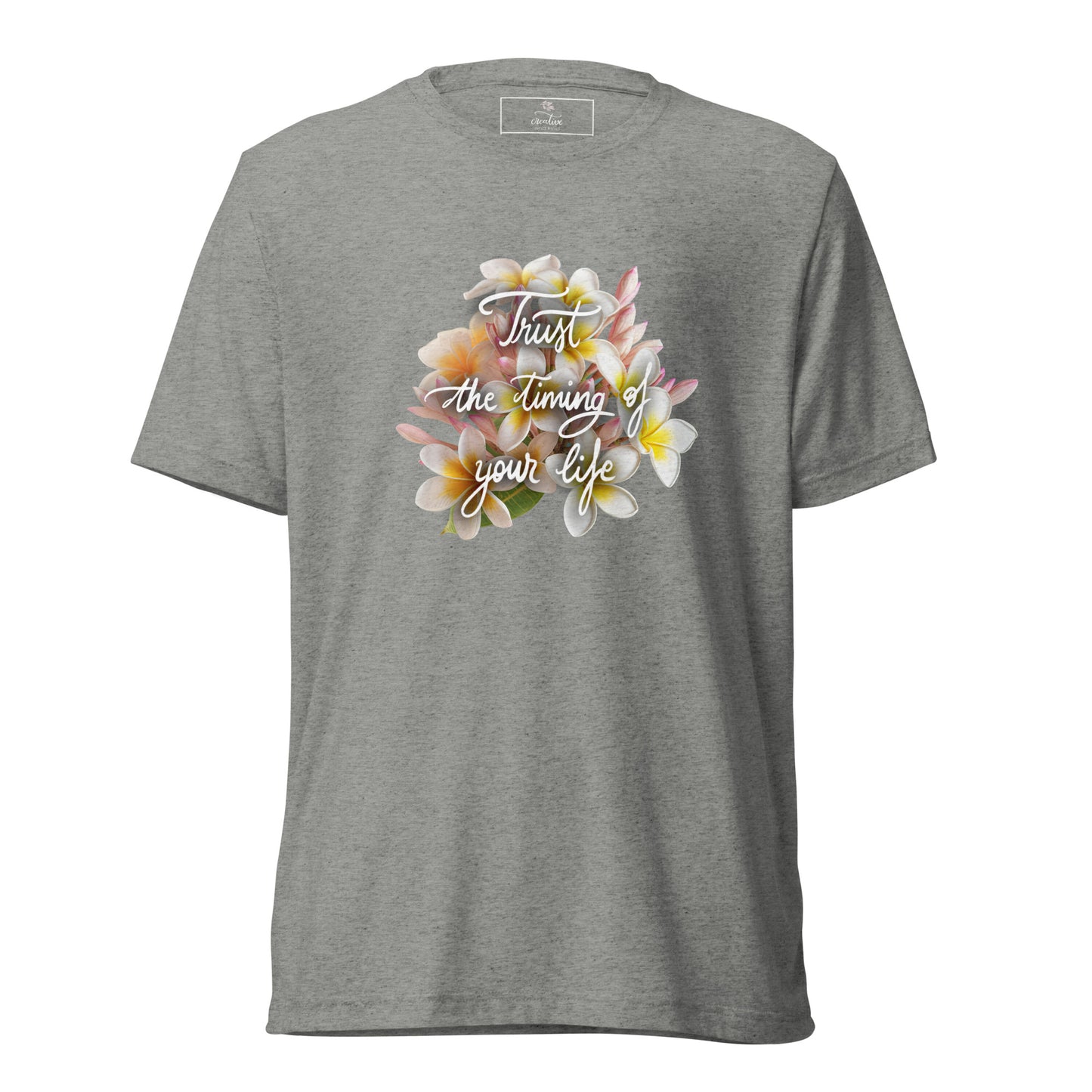 Short sleeve t-shirt "Trust the timing"