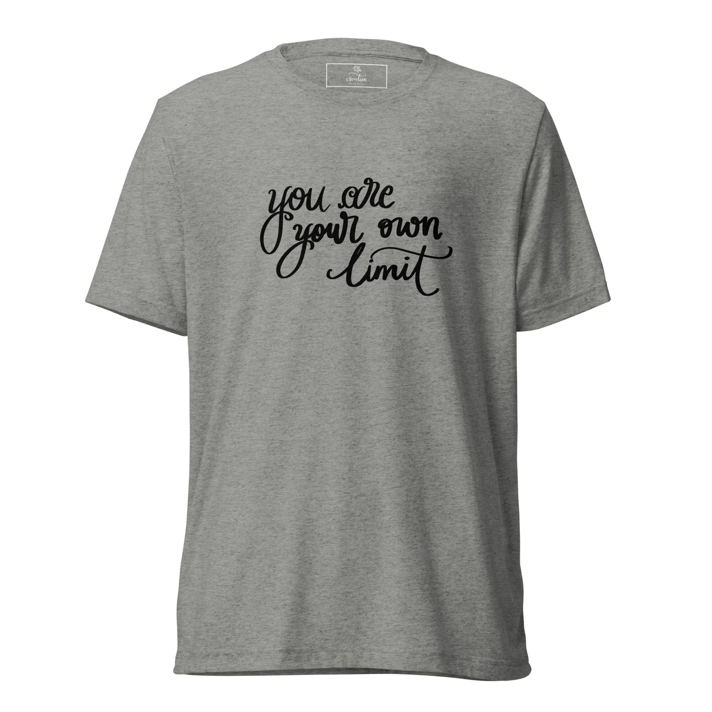 Short sleeve t-shirt "you are your own limit"