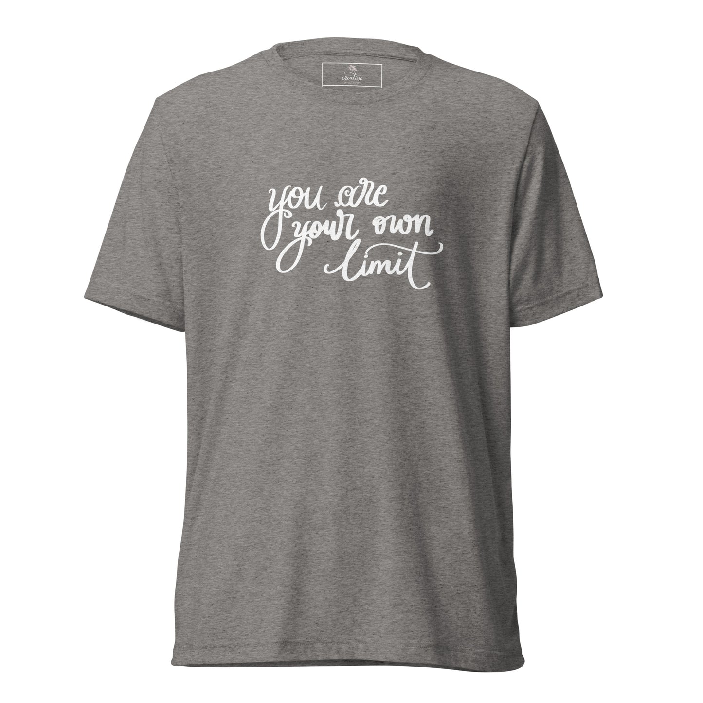 Short sleeve t-shirt "you are your own limit"