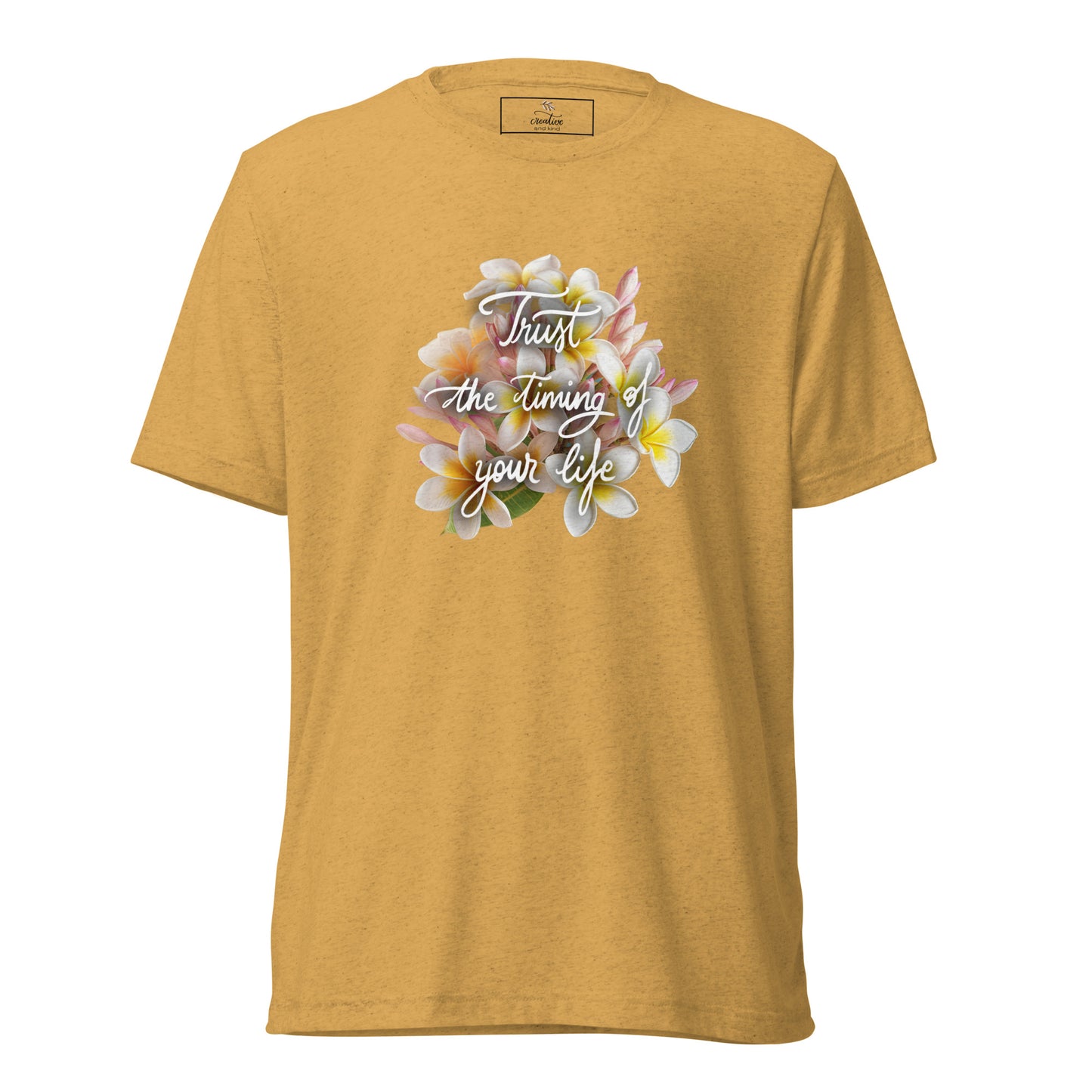 Short sleeve t-shirt "Trust the timing"