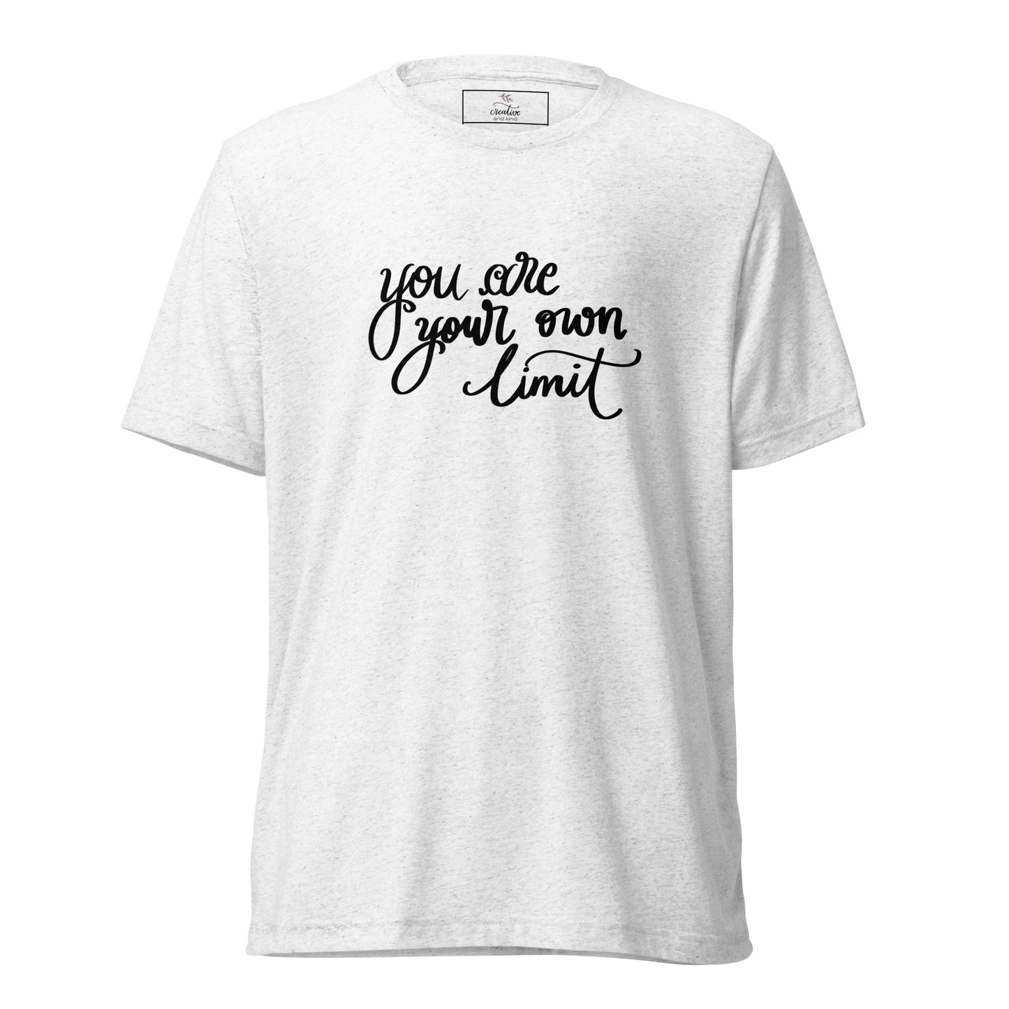 Short sleeve t-shirt "you are your own limit"