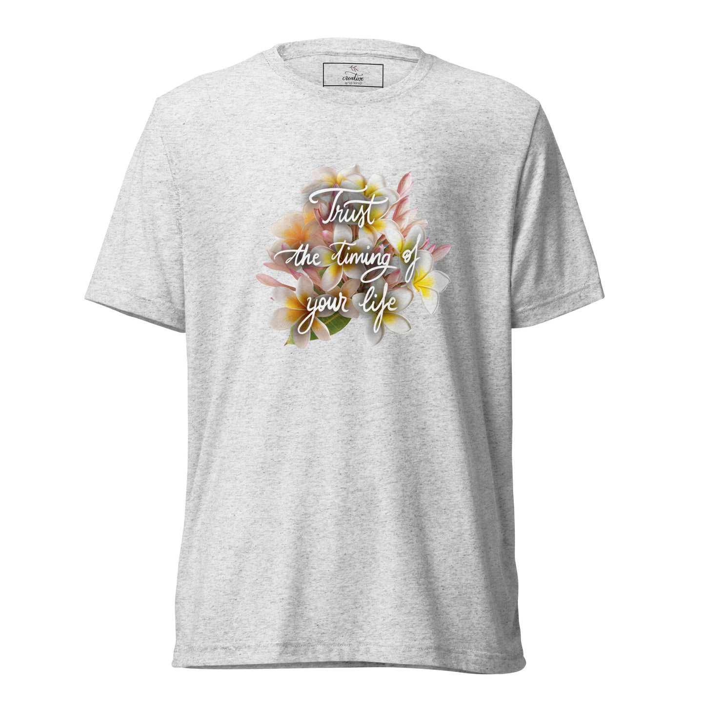 Short sleeve t-shirt "Trust the timing"