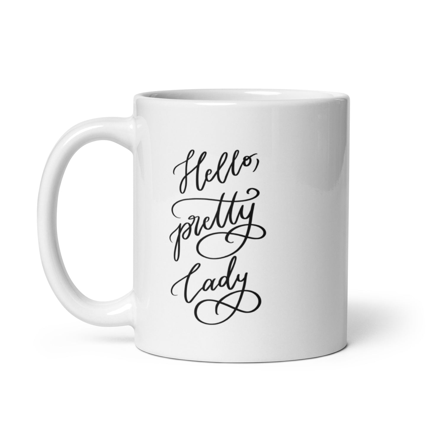 Ceramic mug "Hello, pretty lady!"