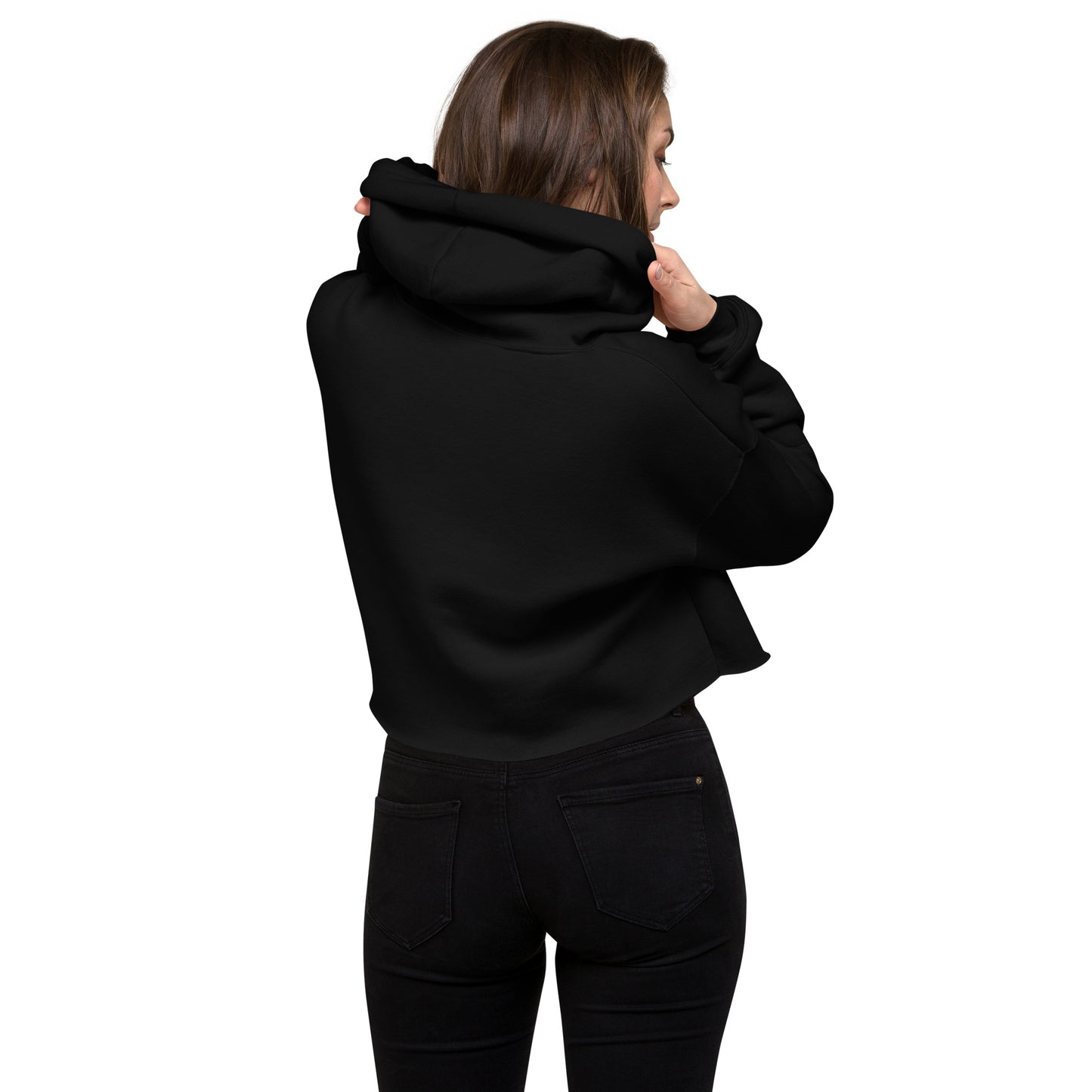 Cropped hoodie "Grateful"