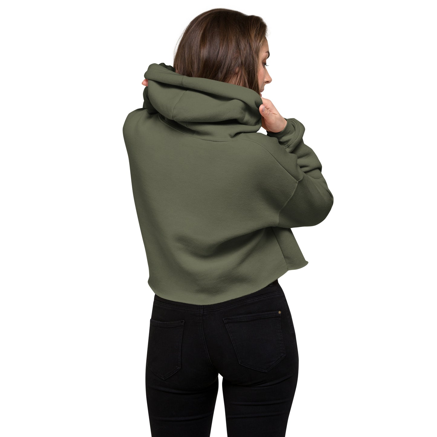 Cropped hoodie "Grateful"