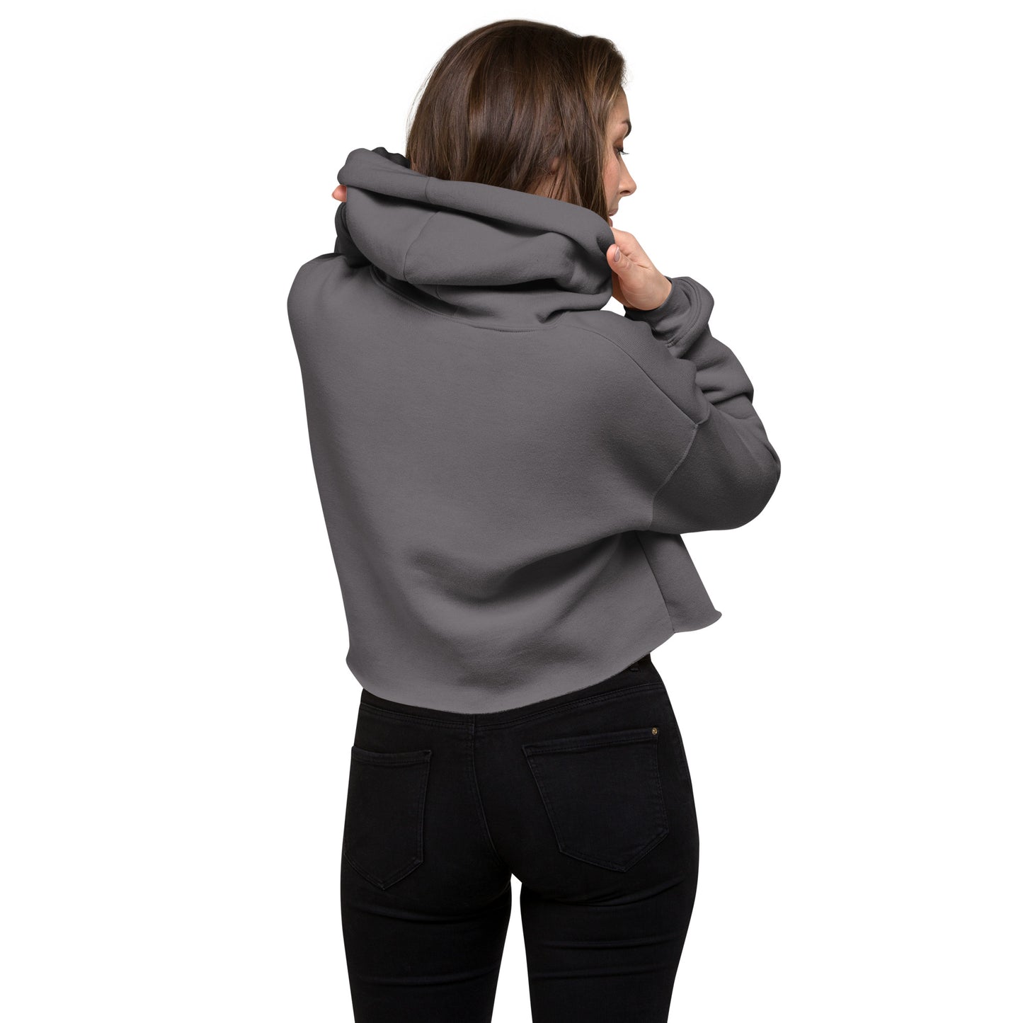 Cropped hoodie "Grateful"