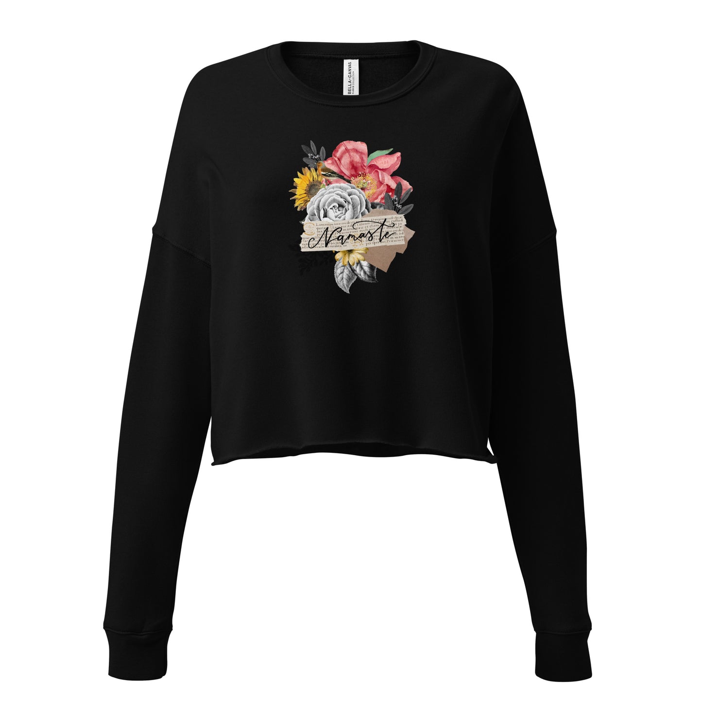 Cropped sweatshirt "Namaste"