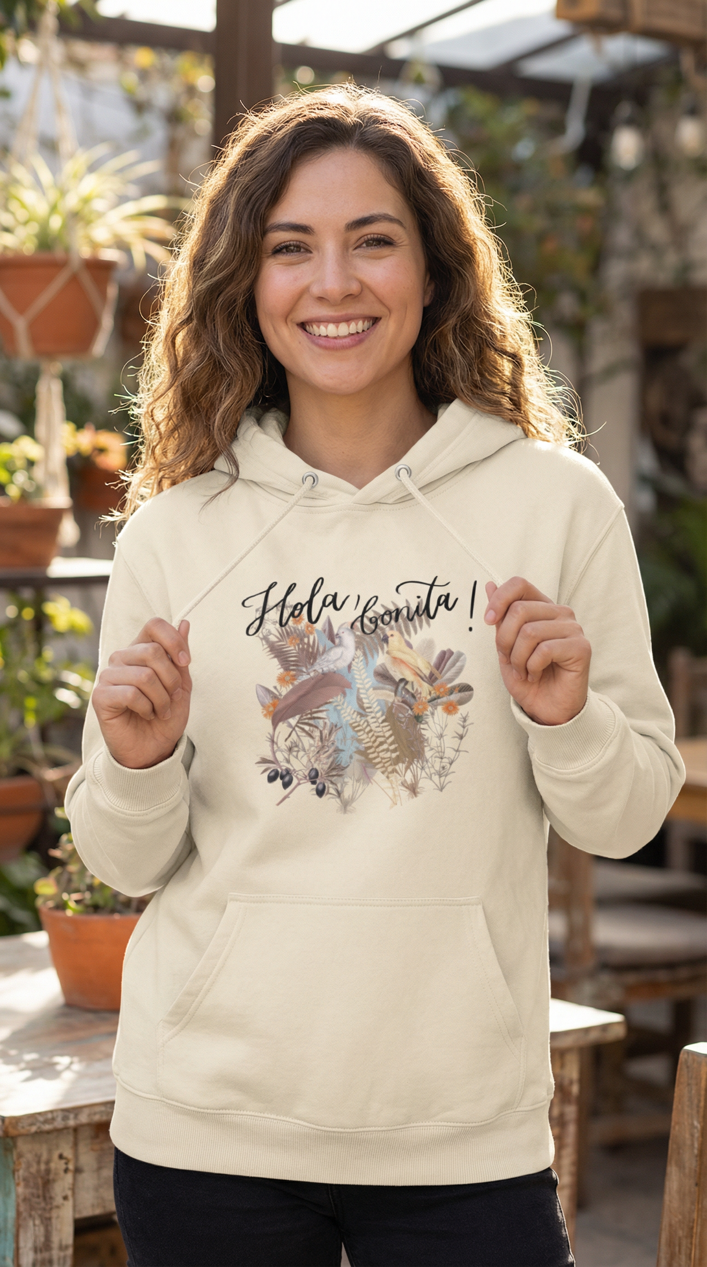 Unisex Hoodie "Hola, bonita!"