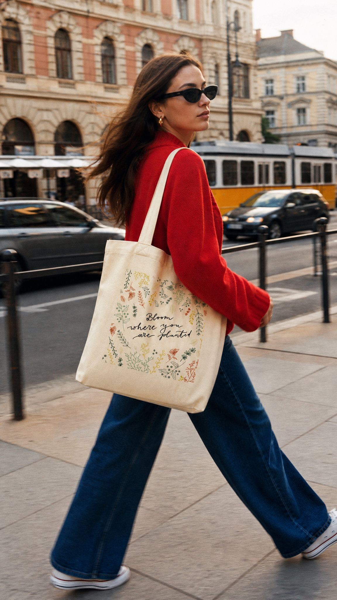 Cotton tote bag "Bloom"