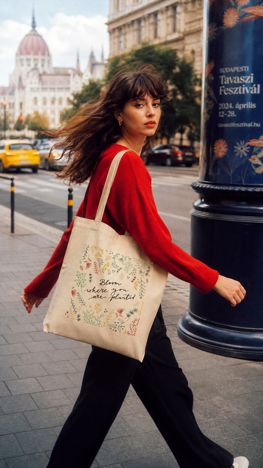 Cotton tote bag "Bloom"