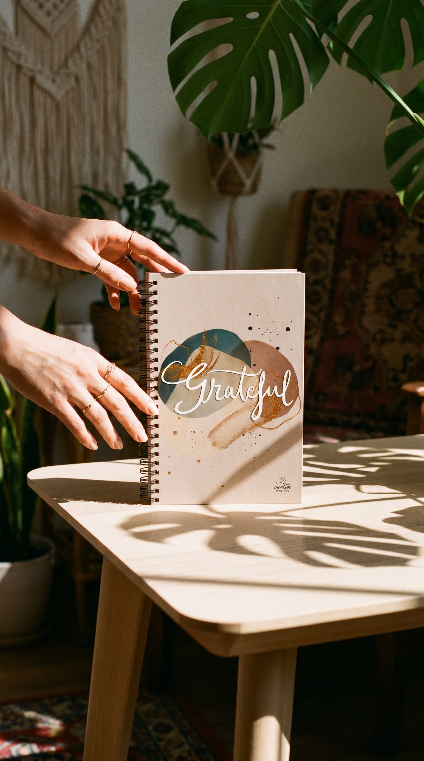 Spiral Notebook "Grateful"