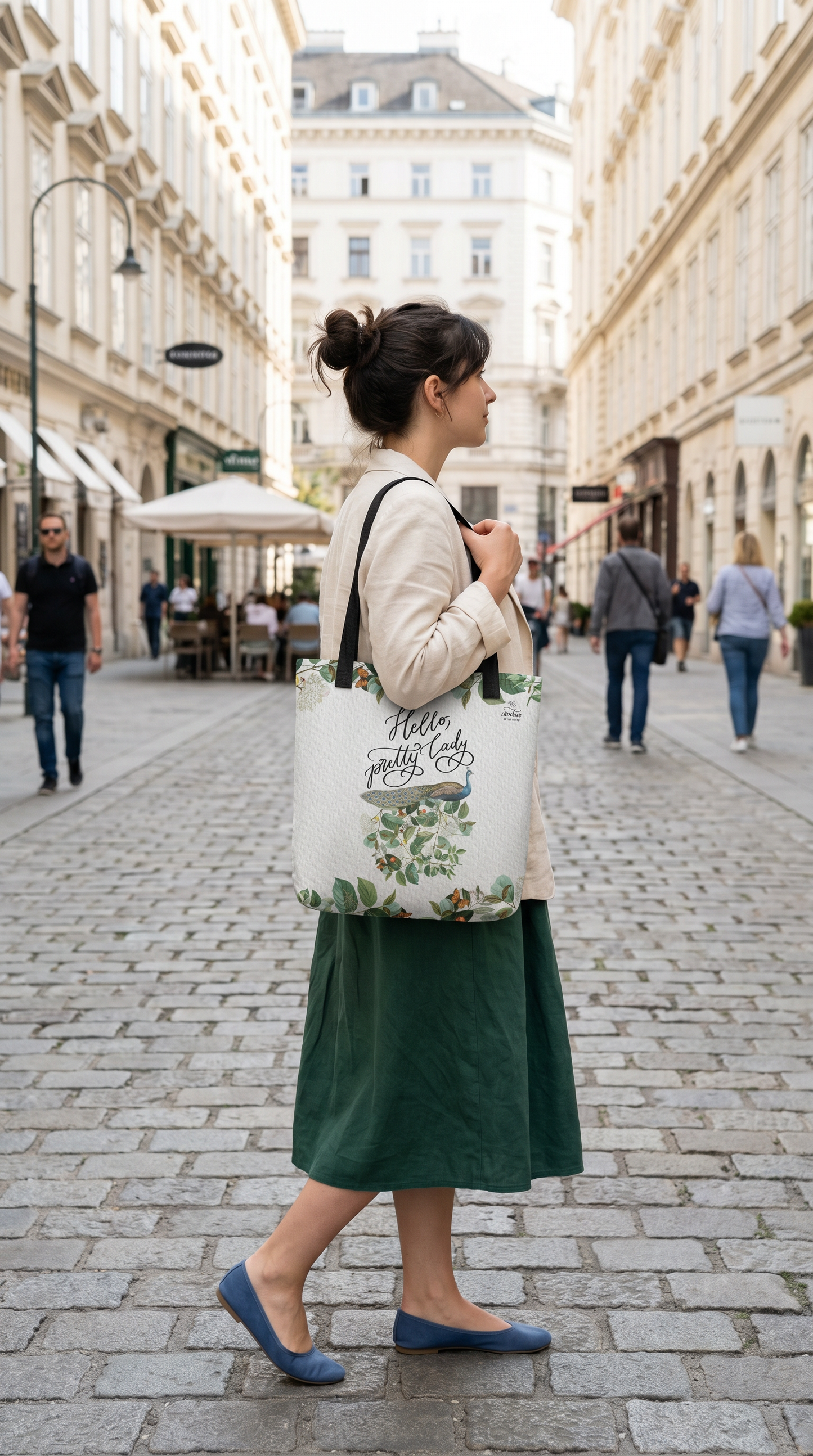Tote bag "Hello, pretty lady"