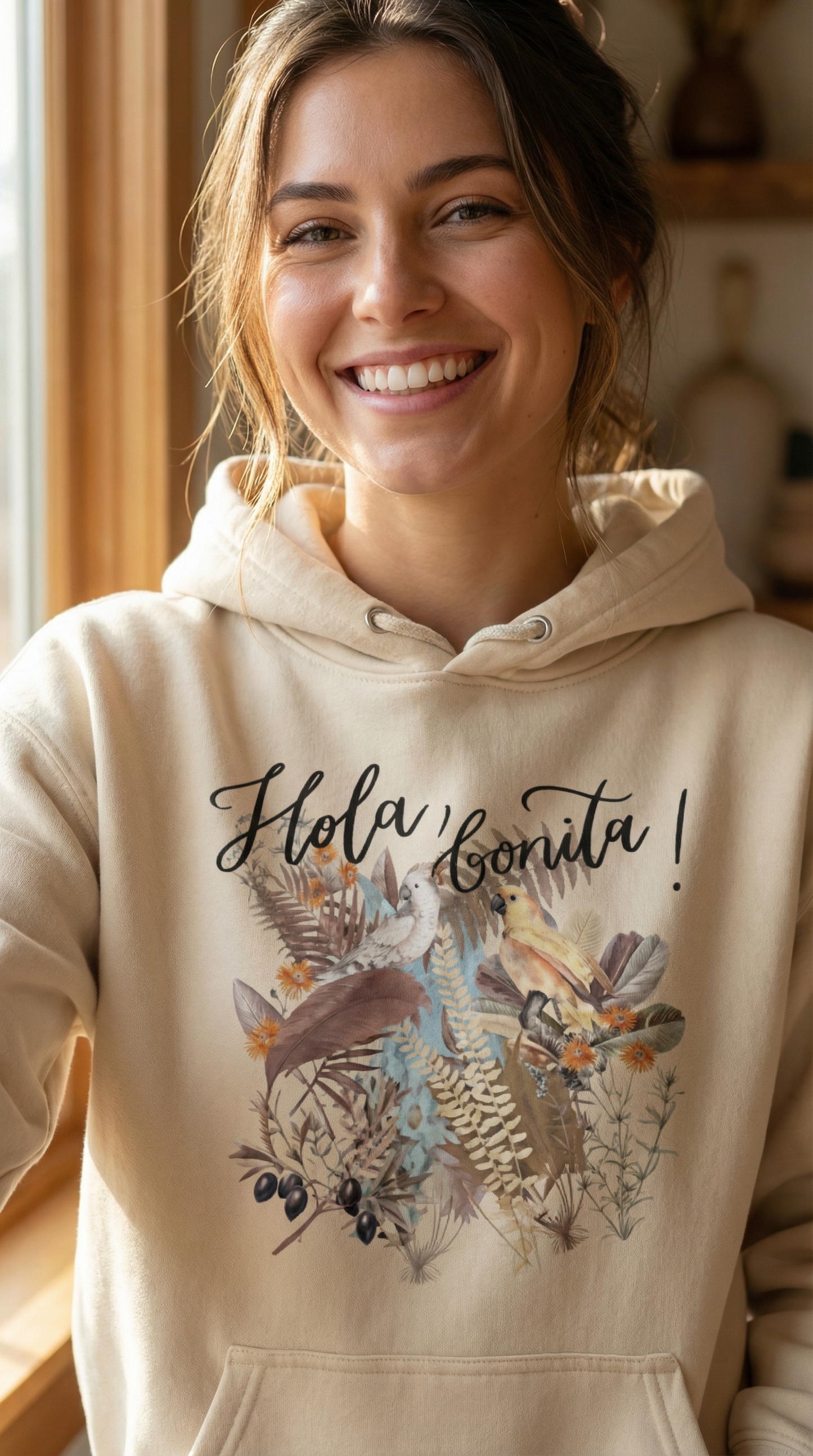 Unisex Hoodie "Hola, bonita!"