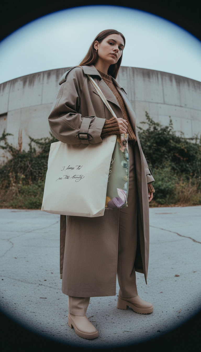 Tote bag "I choose to see the beauty"