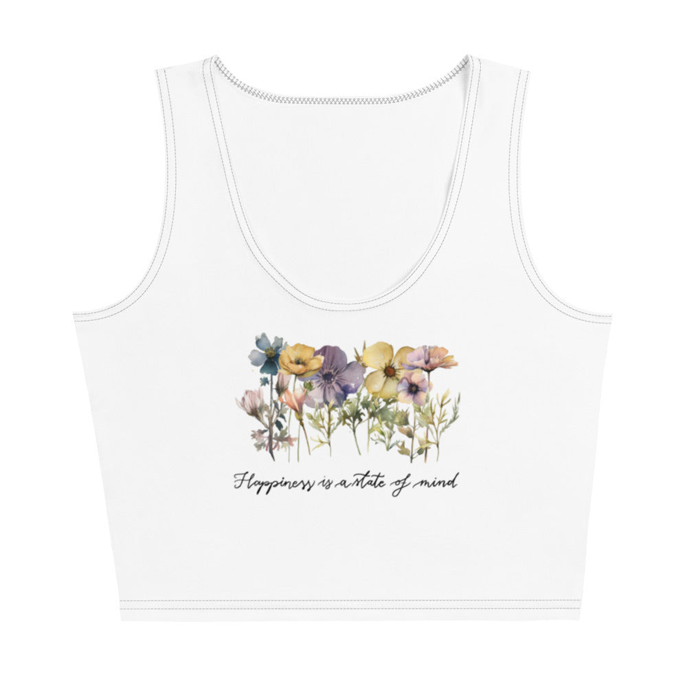 Crop Top "Happiness (floral)"