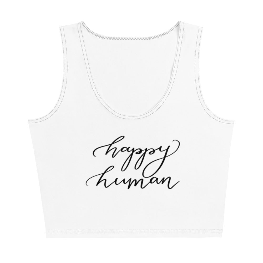 Crop Top "happy human"