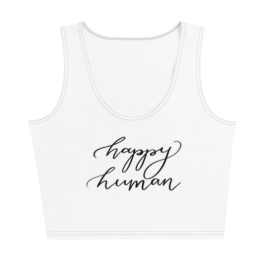 Crop Top "happy human"