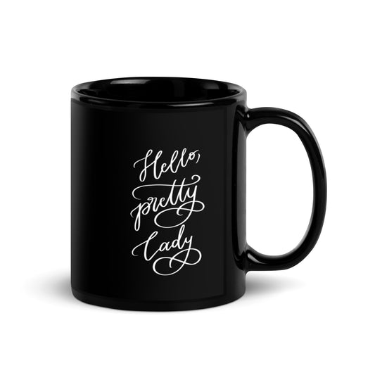 Ceramic mug "Hello, pretty lady!"
