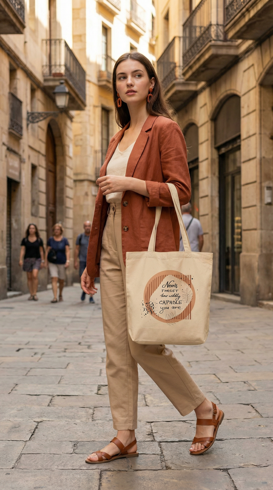 Eco Tote Bag "capable"