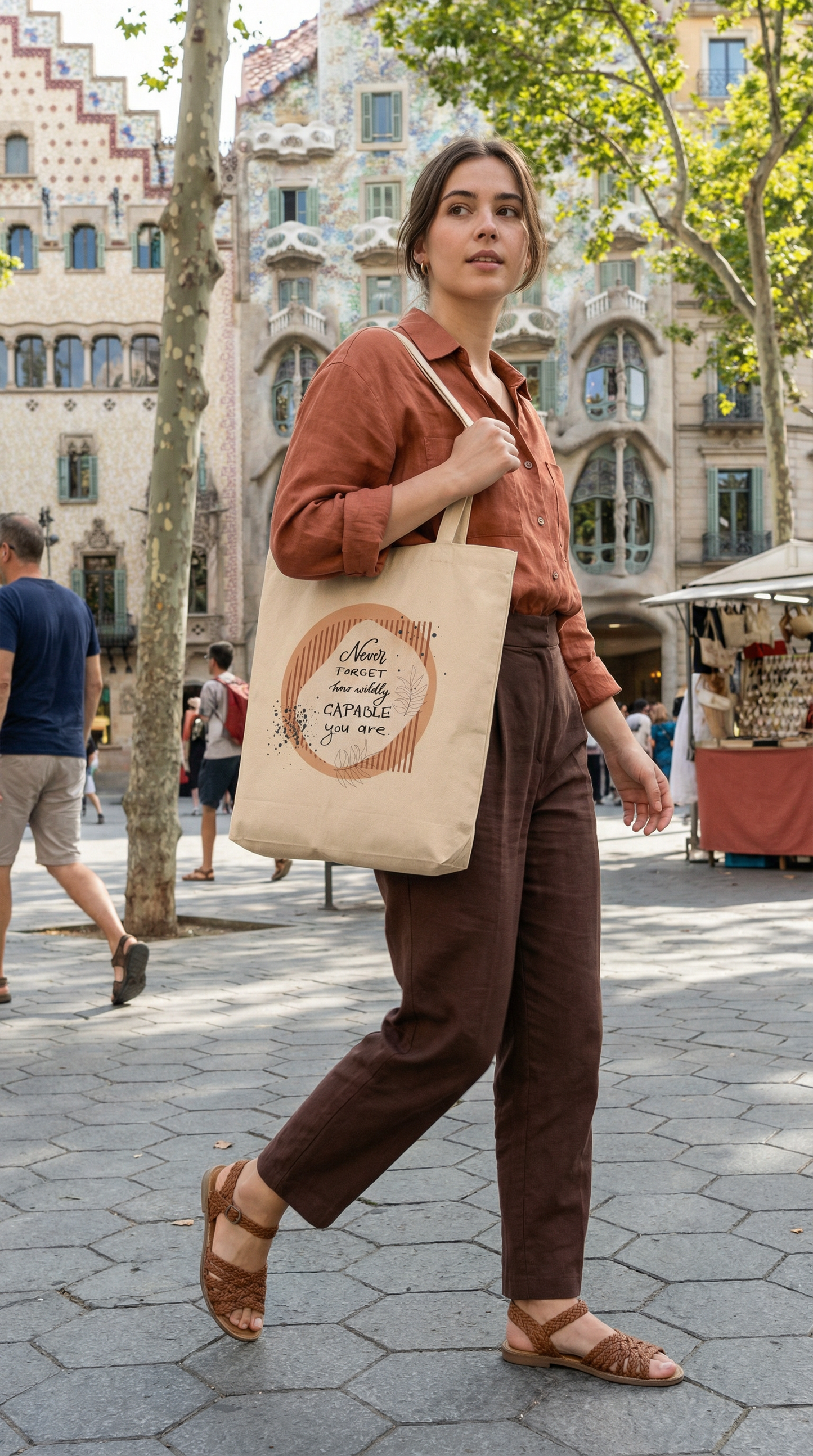 Eco Tote Bag "capable"