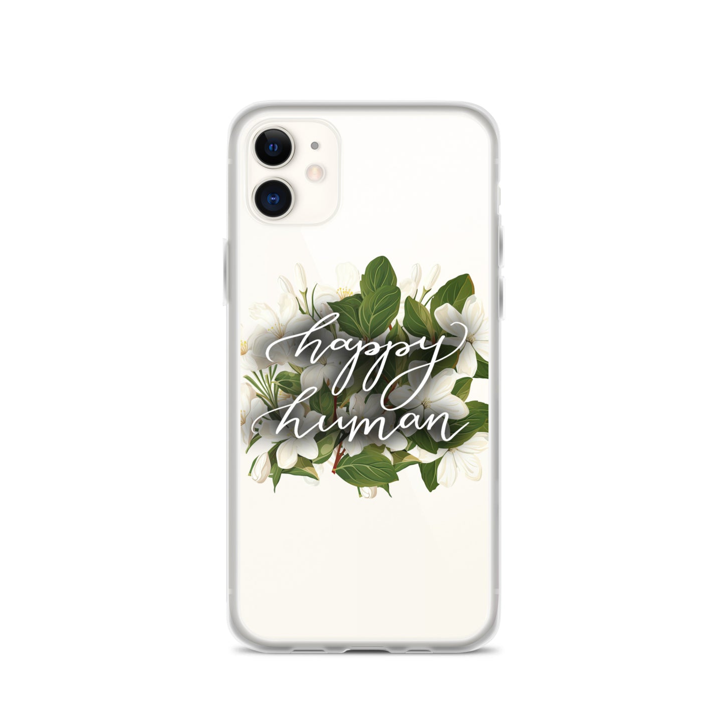 Clear Case for iPhone® "happy human"