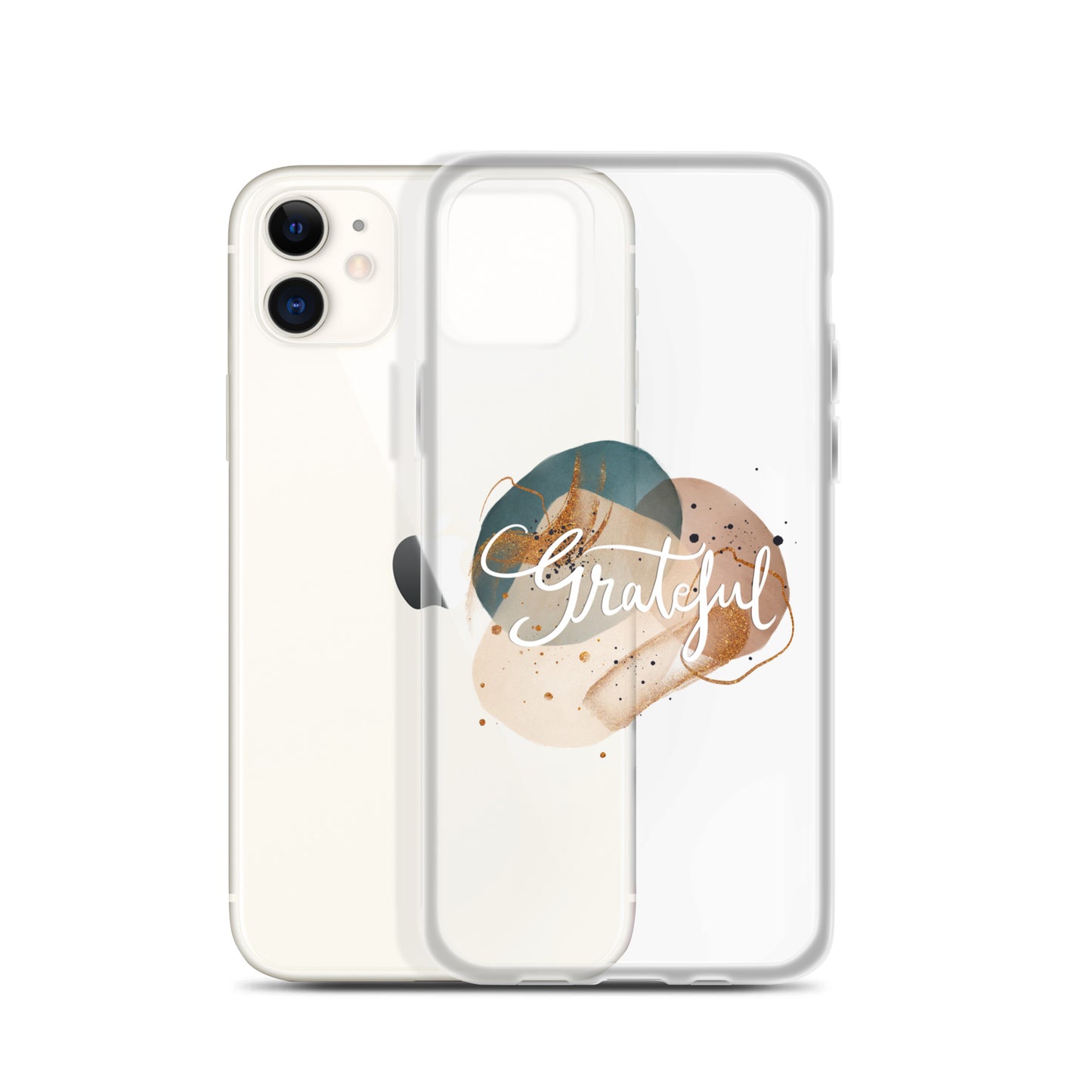 Clear Case for iPhone® "Grateful"