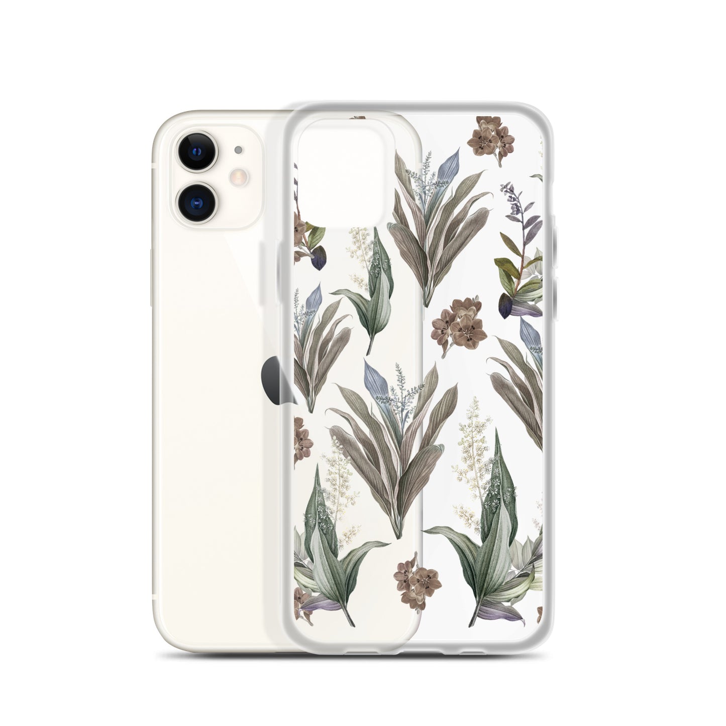 Clear Case for iPhone® "Les fleurs"