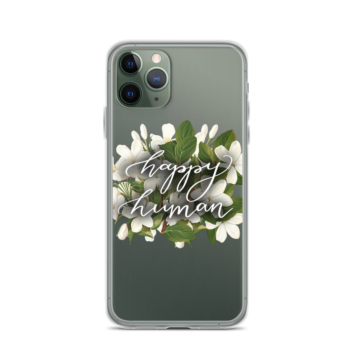 Clear Case for iPhone® "happy human"