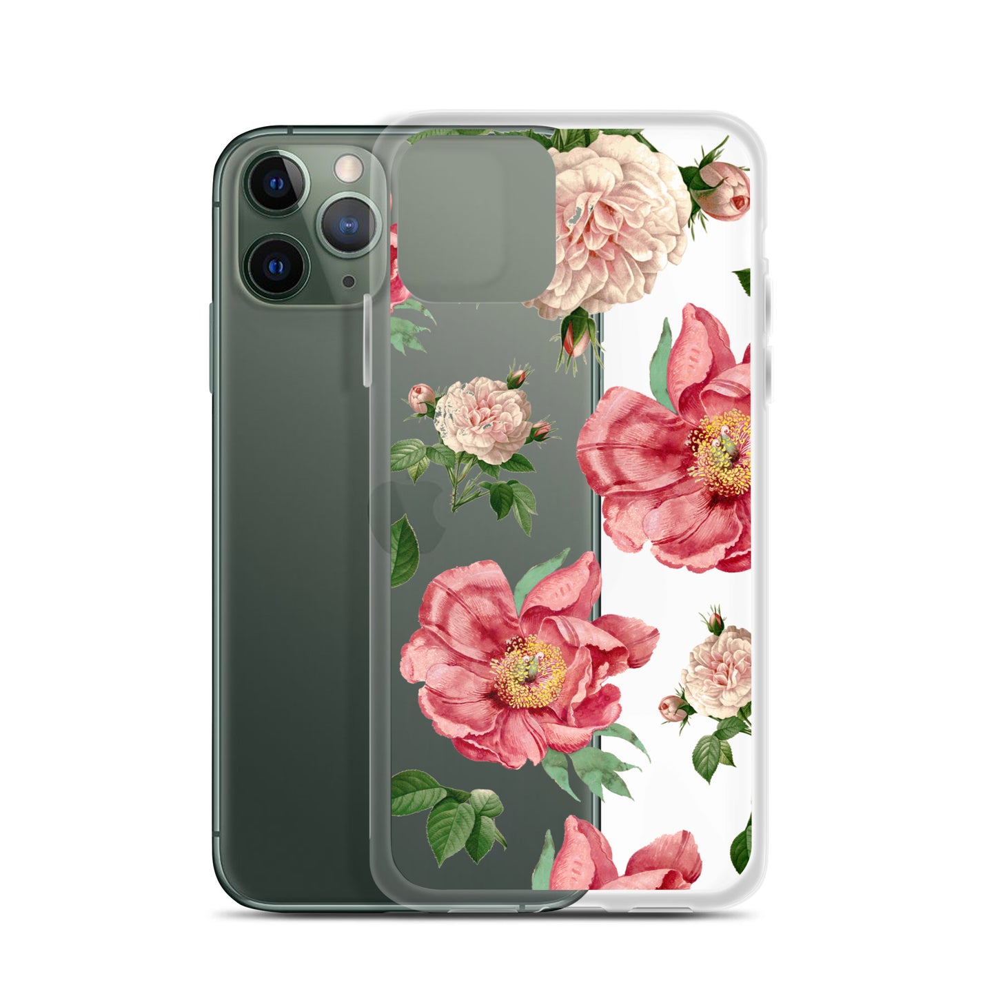 Clear Case for iPhone® "Rose"