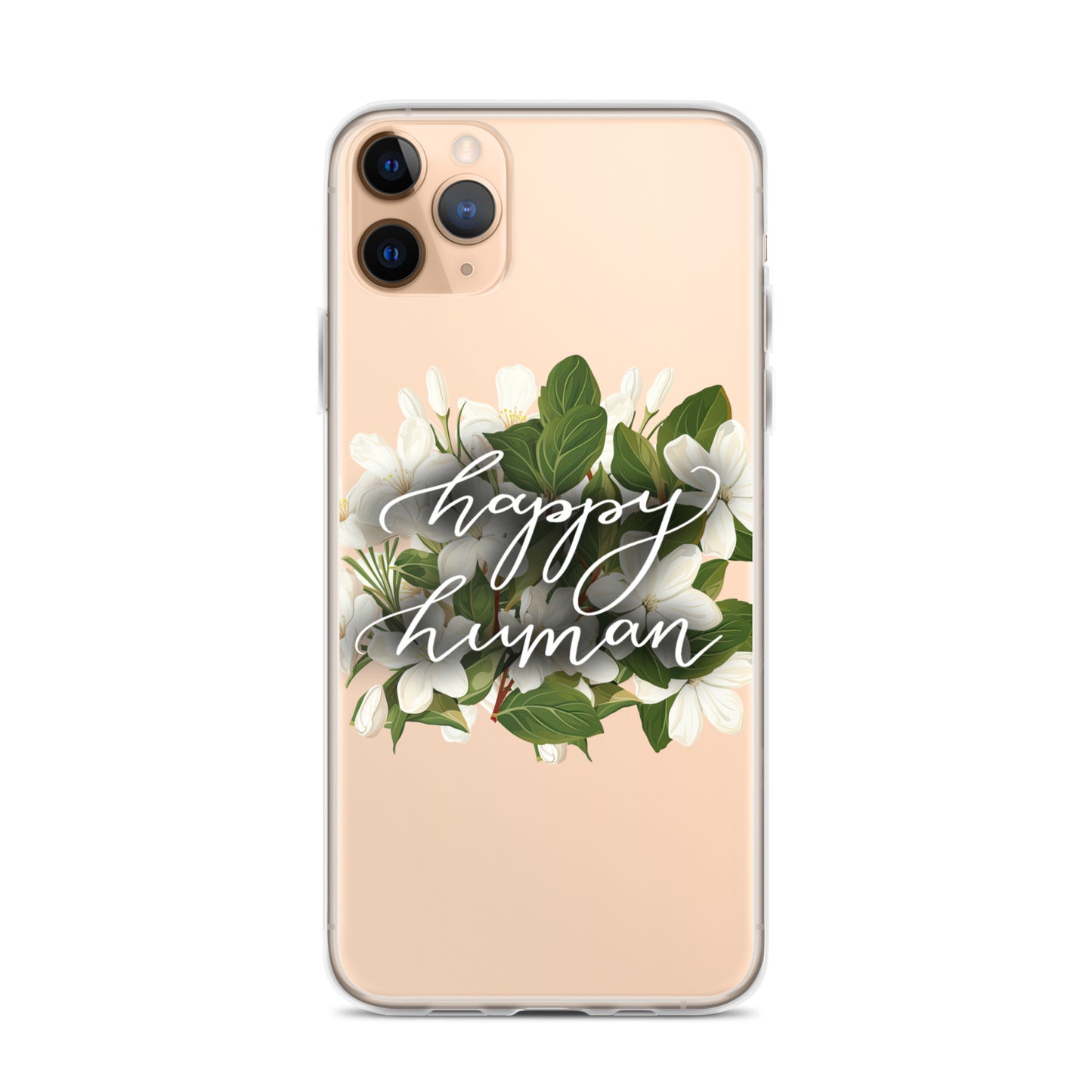 Clear Case for iPhone® "happy human"