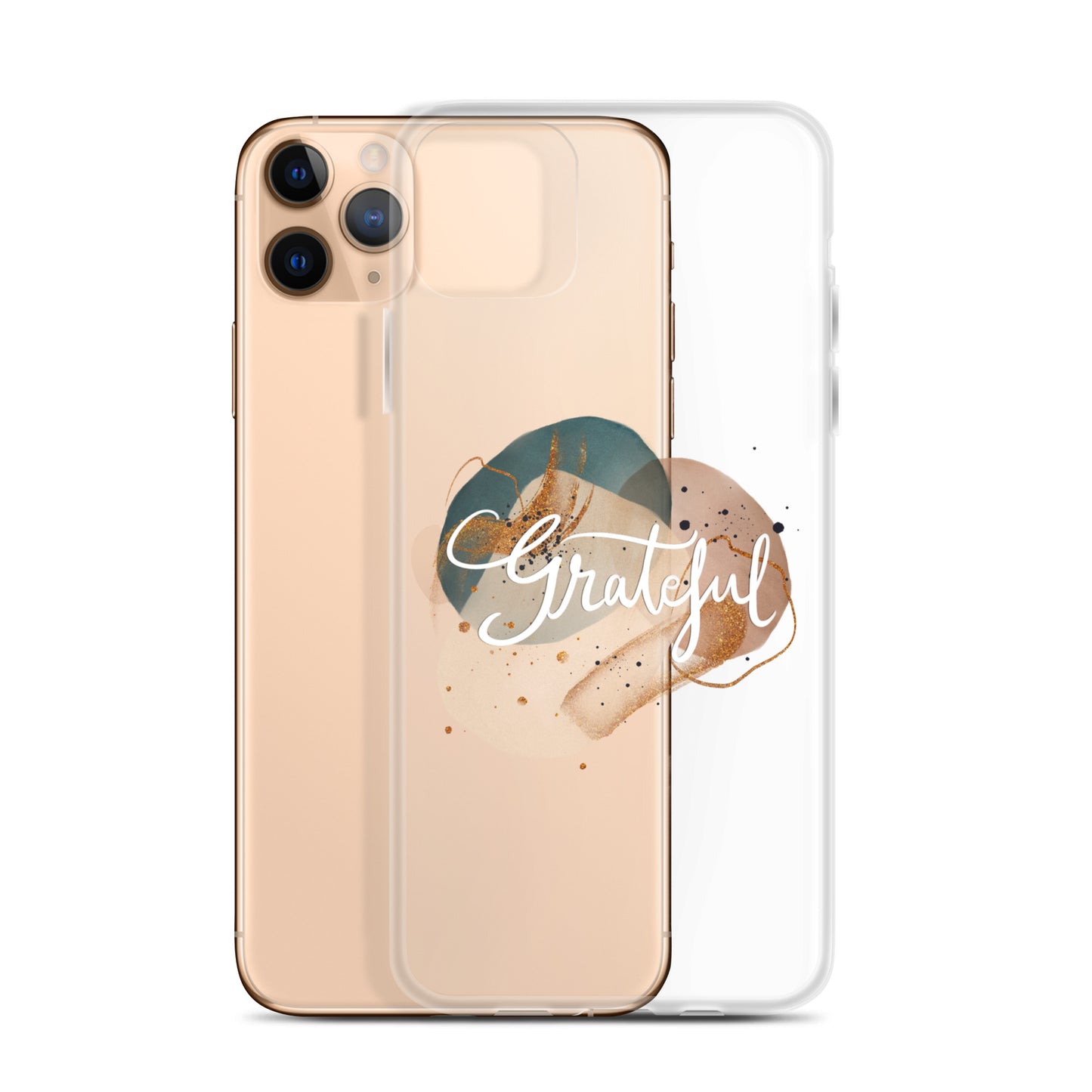 Clear Case for iPhone® "Grateful"