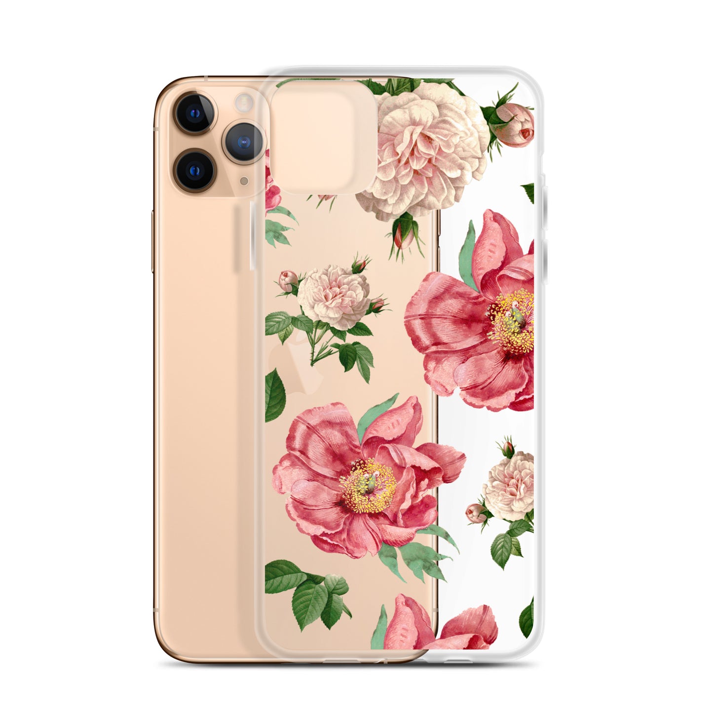 Clear Case for iPhone® "Rose"