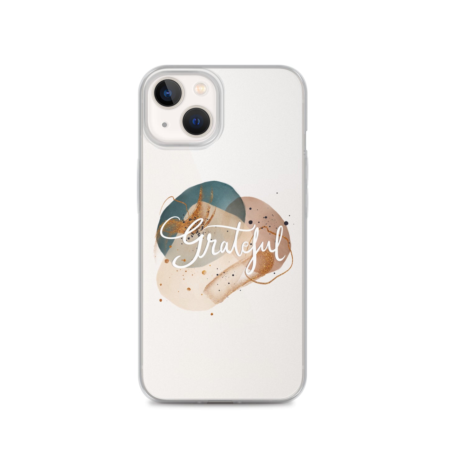 Clear Case for iPhone® "Grateful"