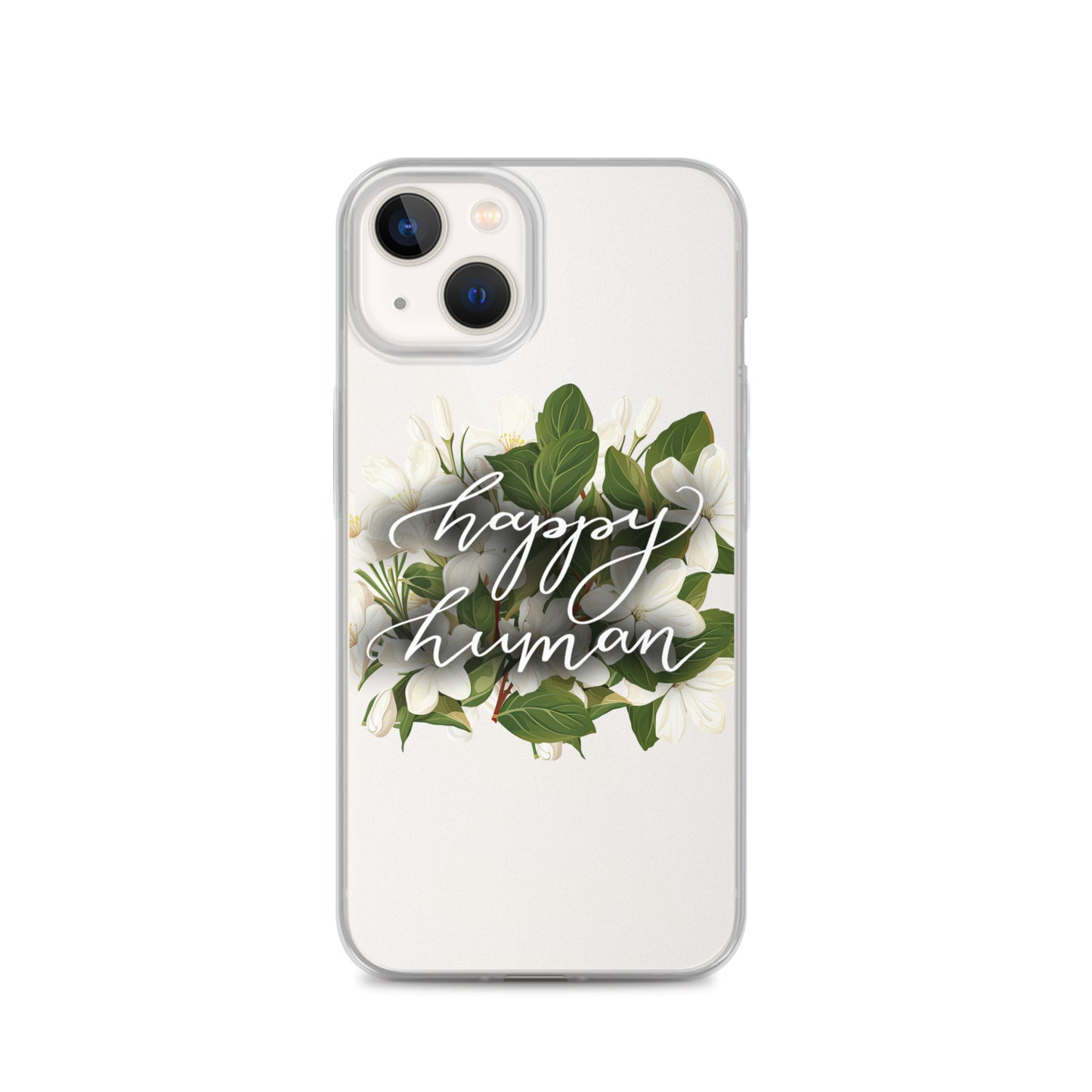 Clear Case for iPhone® "happy human"