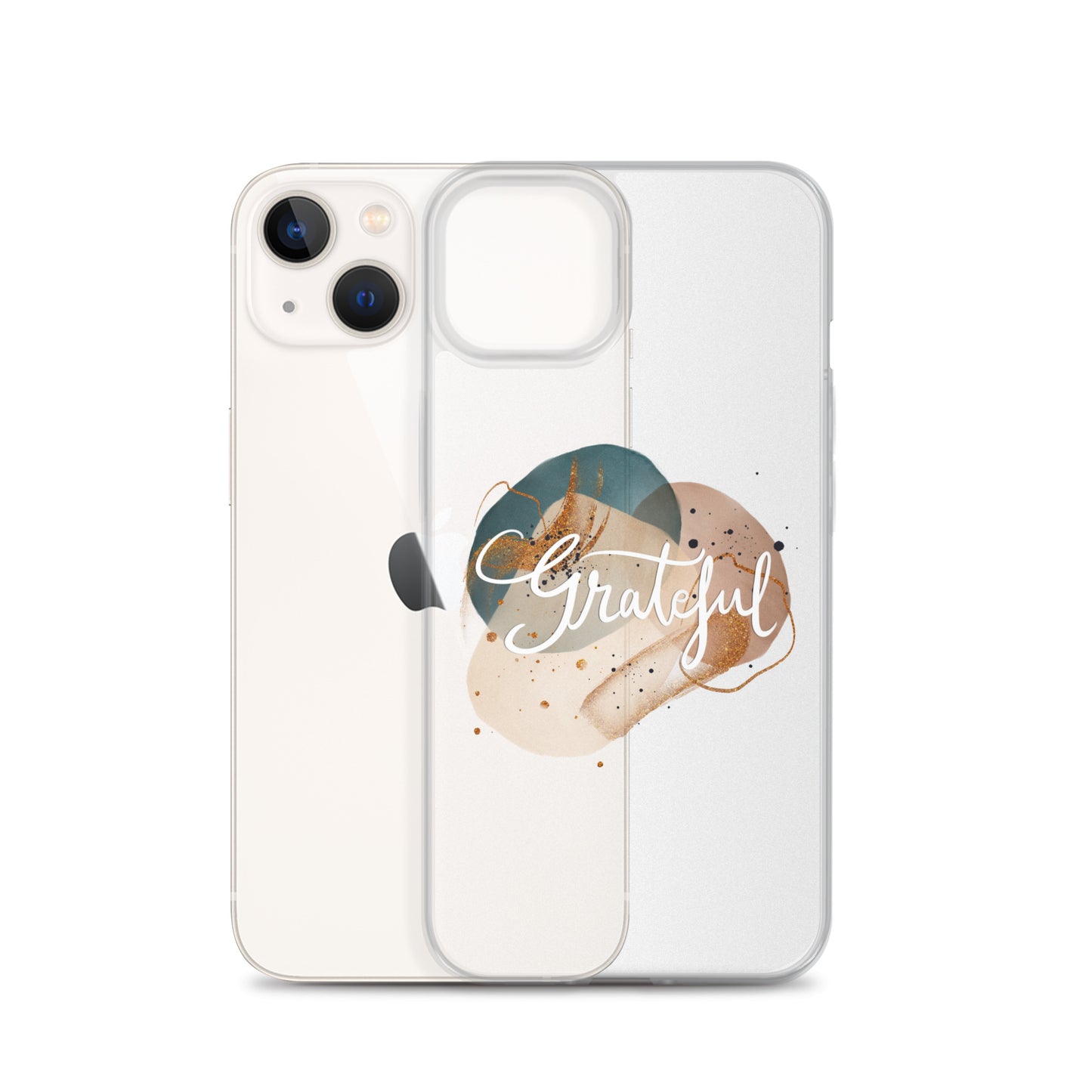 Clear Case for iPhone® "Grateful"