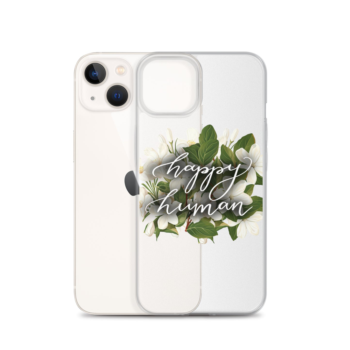 Clear Case for iPhone® "happy human"