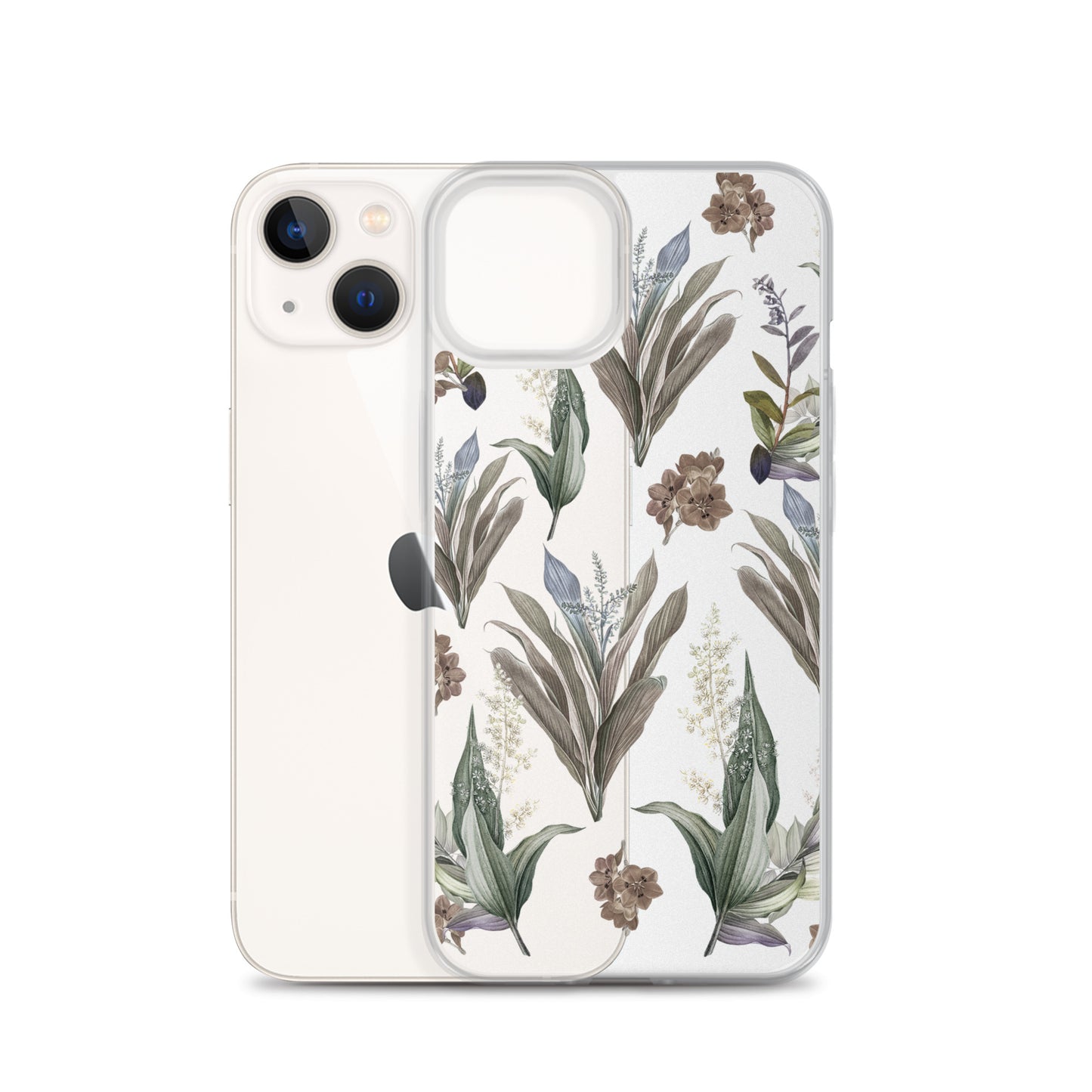 Clear Case for iPhone® "Les fleurs"