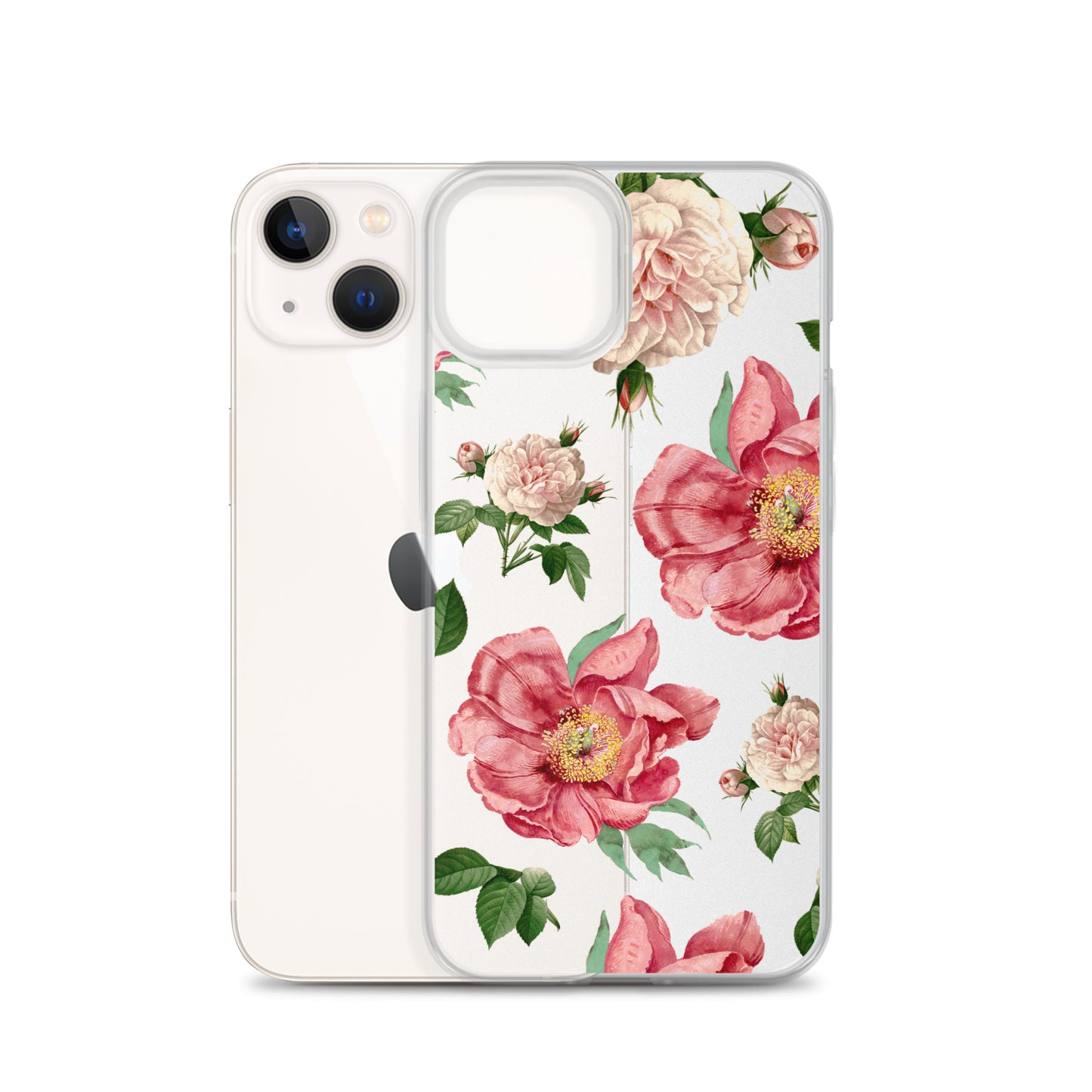 Clear Case for iPhone® "Rose"